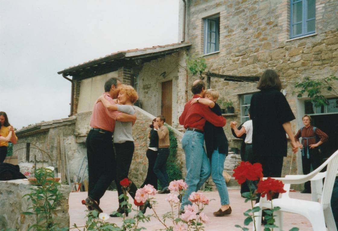 Der erste Tangokurs in La Rogaia im Mai 1999 mit Marina Jablonski