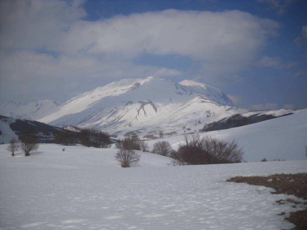 Der Monte Vettore, Forca Canapine