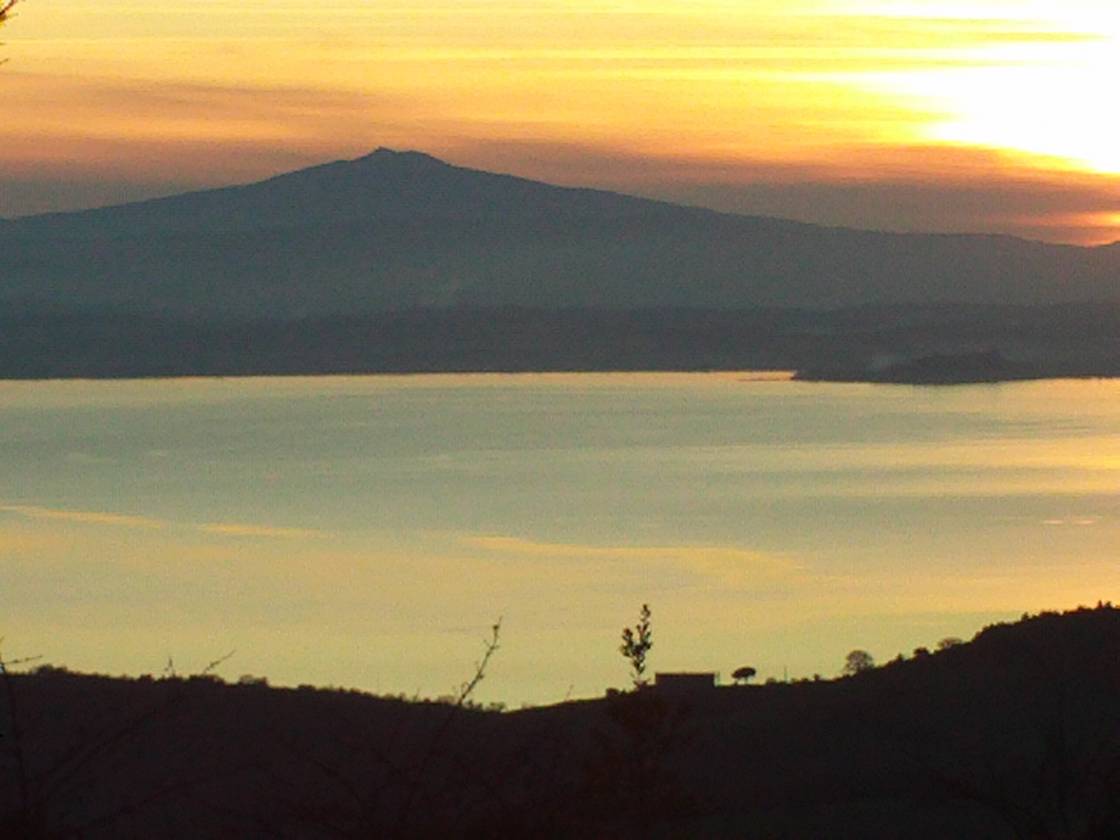 Abendstimmung über dem Lago Trasimeno