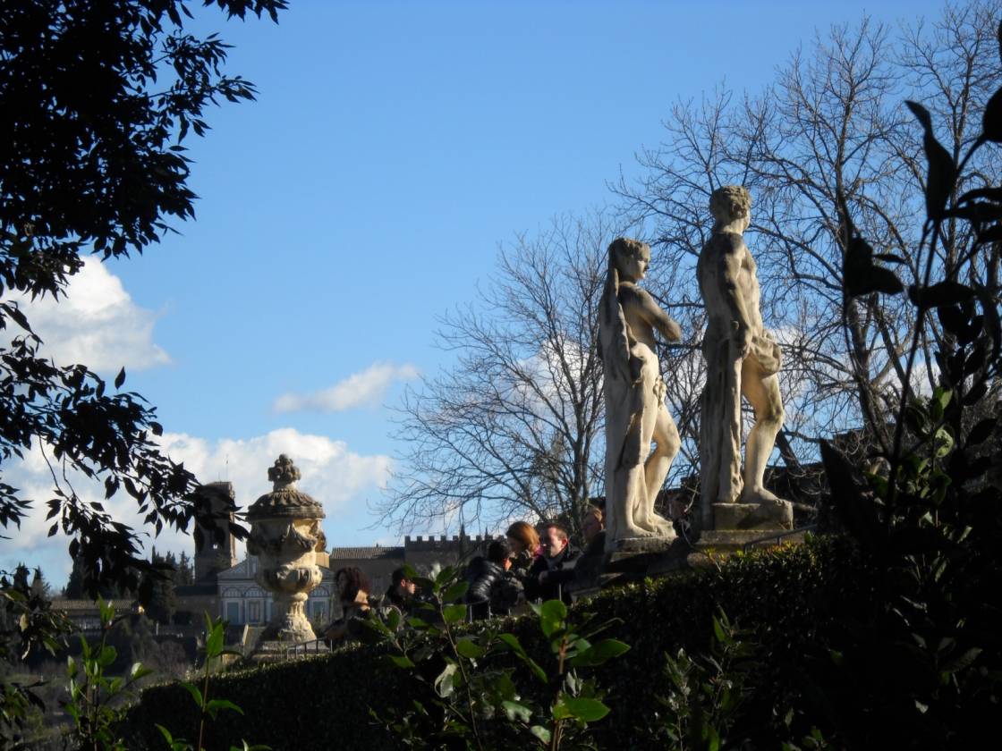 Giardino Bardini - die Balustrade an der Aussichtsterrasse