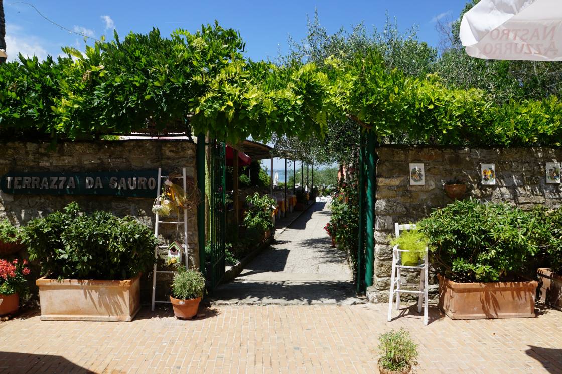 Restaurant "Da Sauro" auf der Isola Maggiore. Foto: Hermann V.