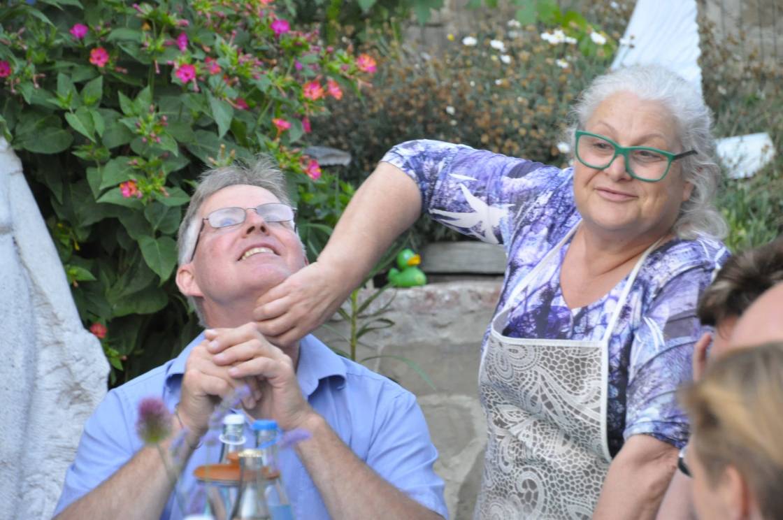 Ornella und Wolfgang. Photo: Volker Stoeckmann