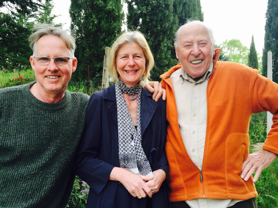 Dr. Christoph Greifenhagen mit Annette und Wolfgang in La Rogaia 2016